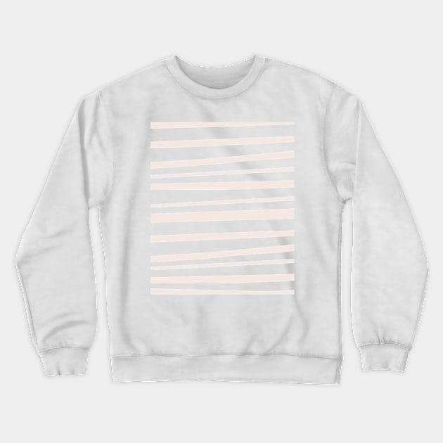 Simple Minimalist Abstract lines Warm  Coulors Pattern Crewneck Sweatshirt by zedonee